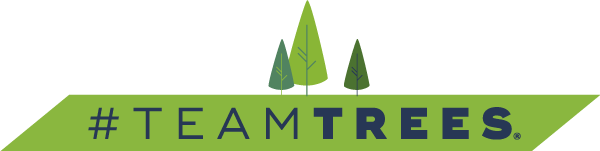 Arbor Day Foundation Team Trees logo